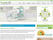 Tablet Screenshot of ecocabs.org